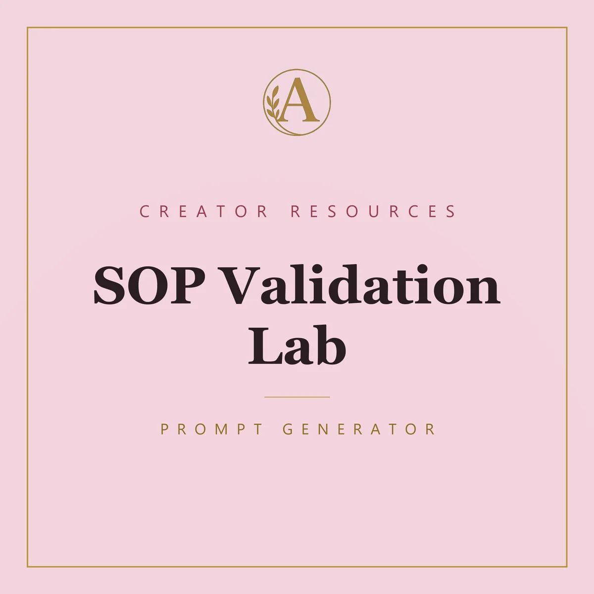 SOP Validation Lab
