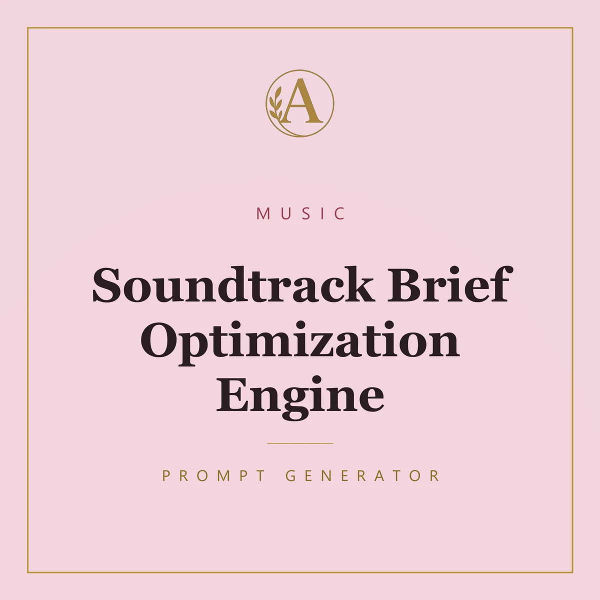 Soundtrack Brief Optimization Engine