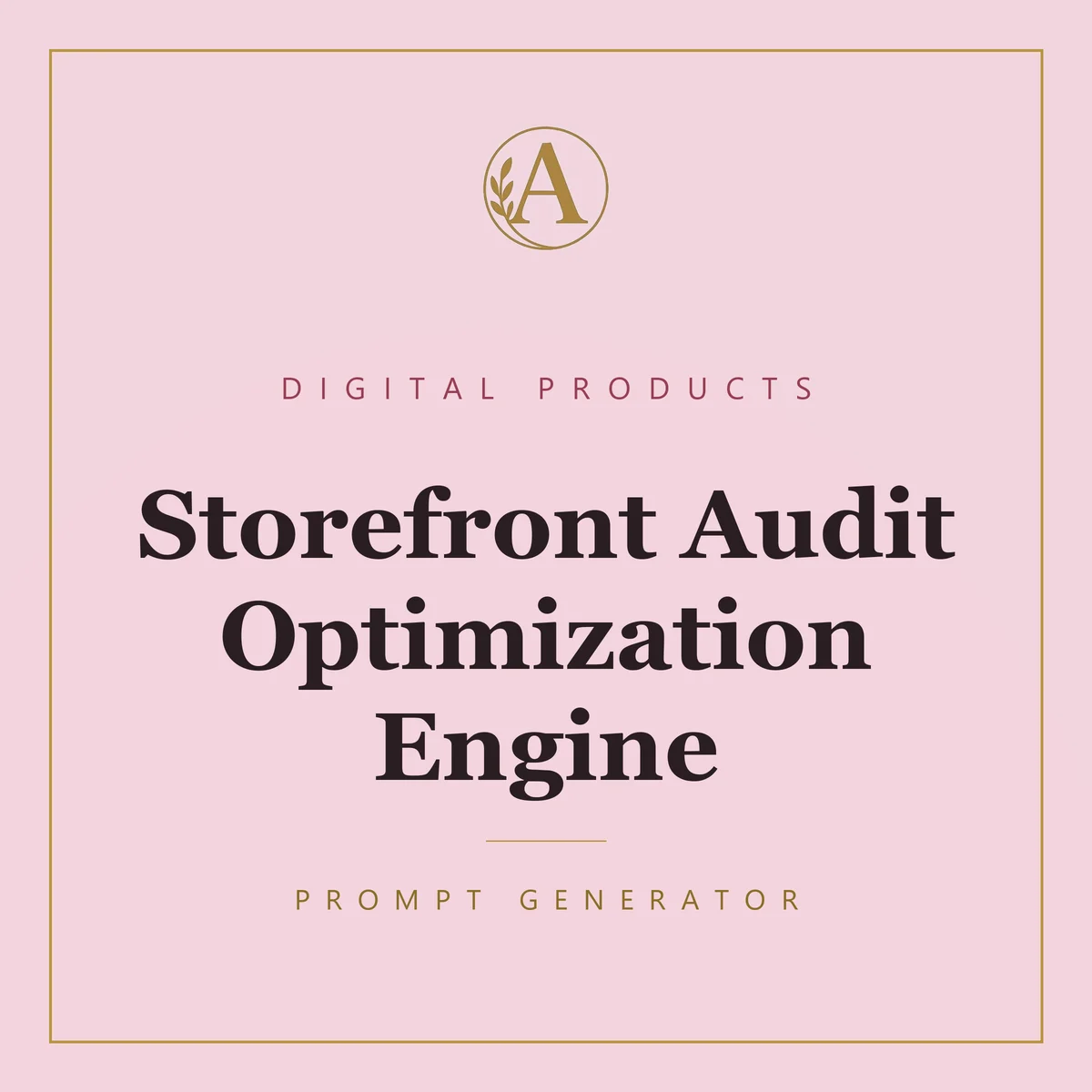 Storefront Audit Optimization Engine