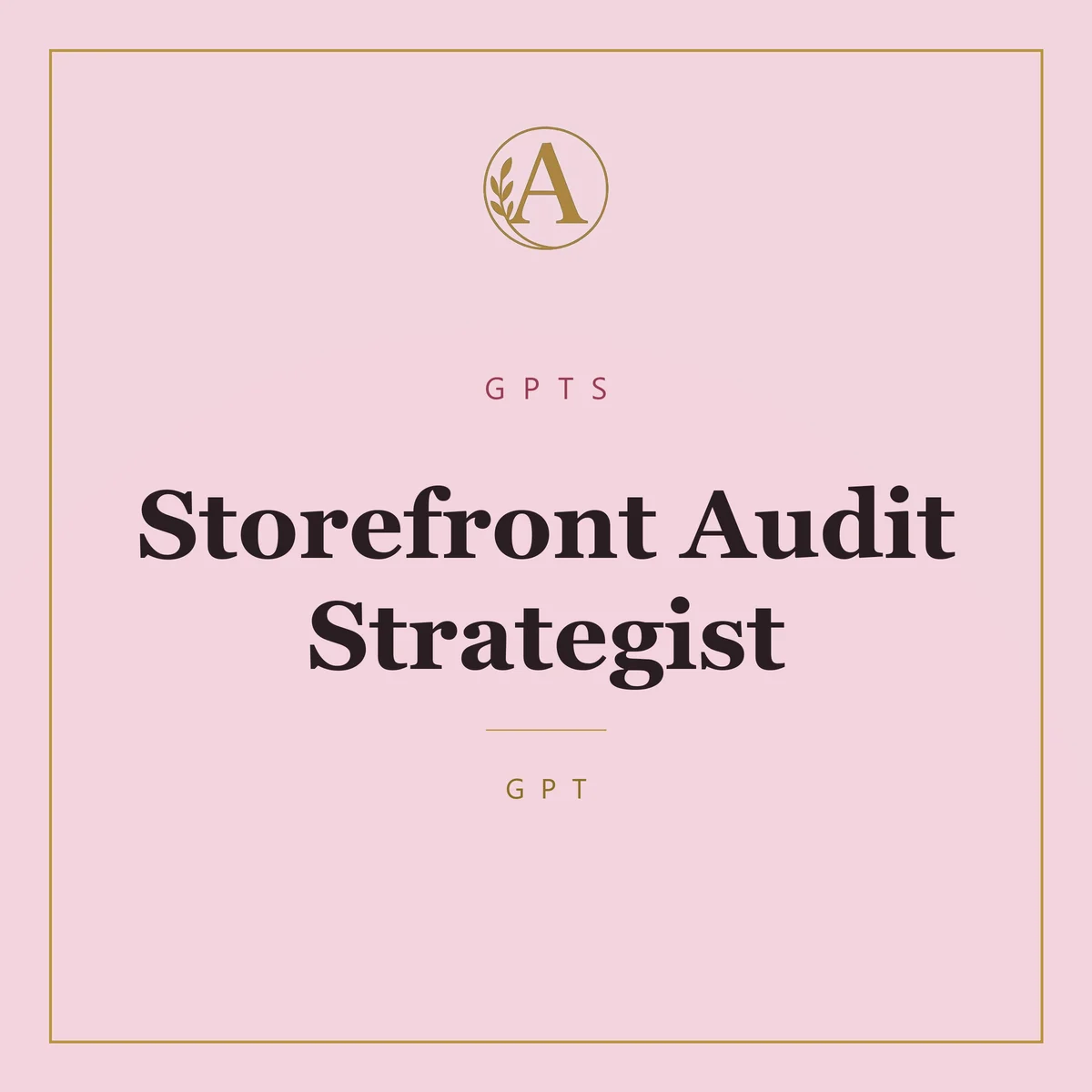 Storefront Audit Strategist
