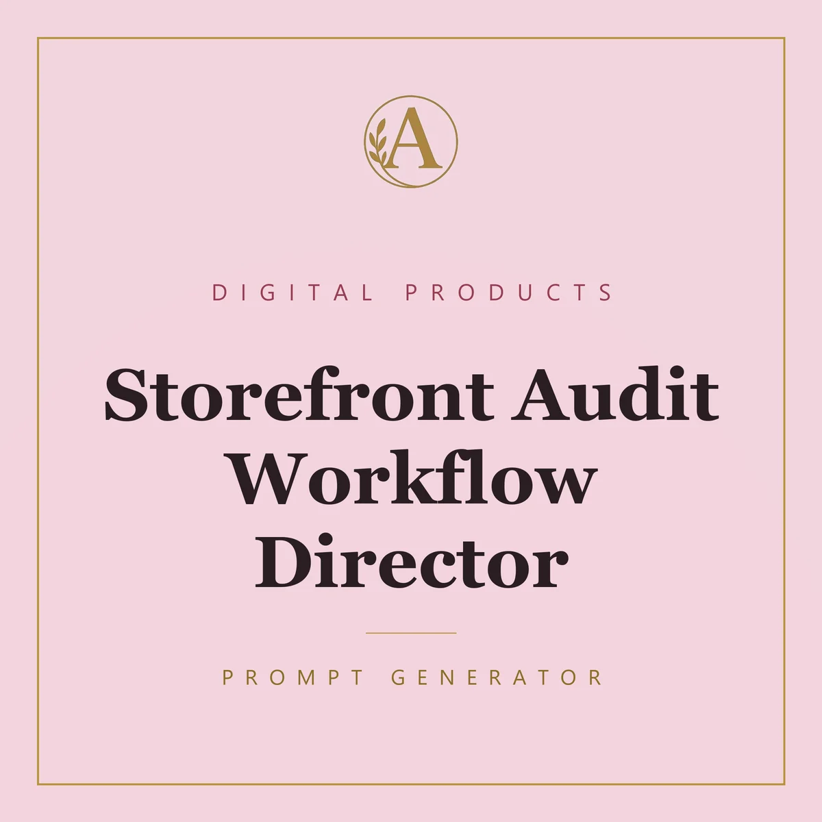 Storefront Audit Workflow Director