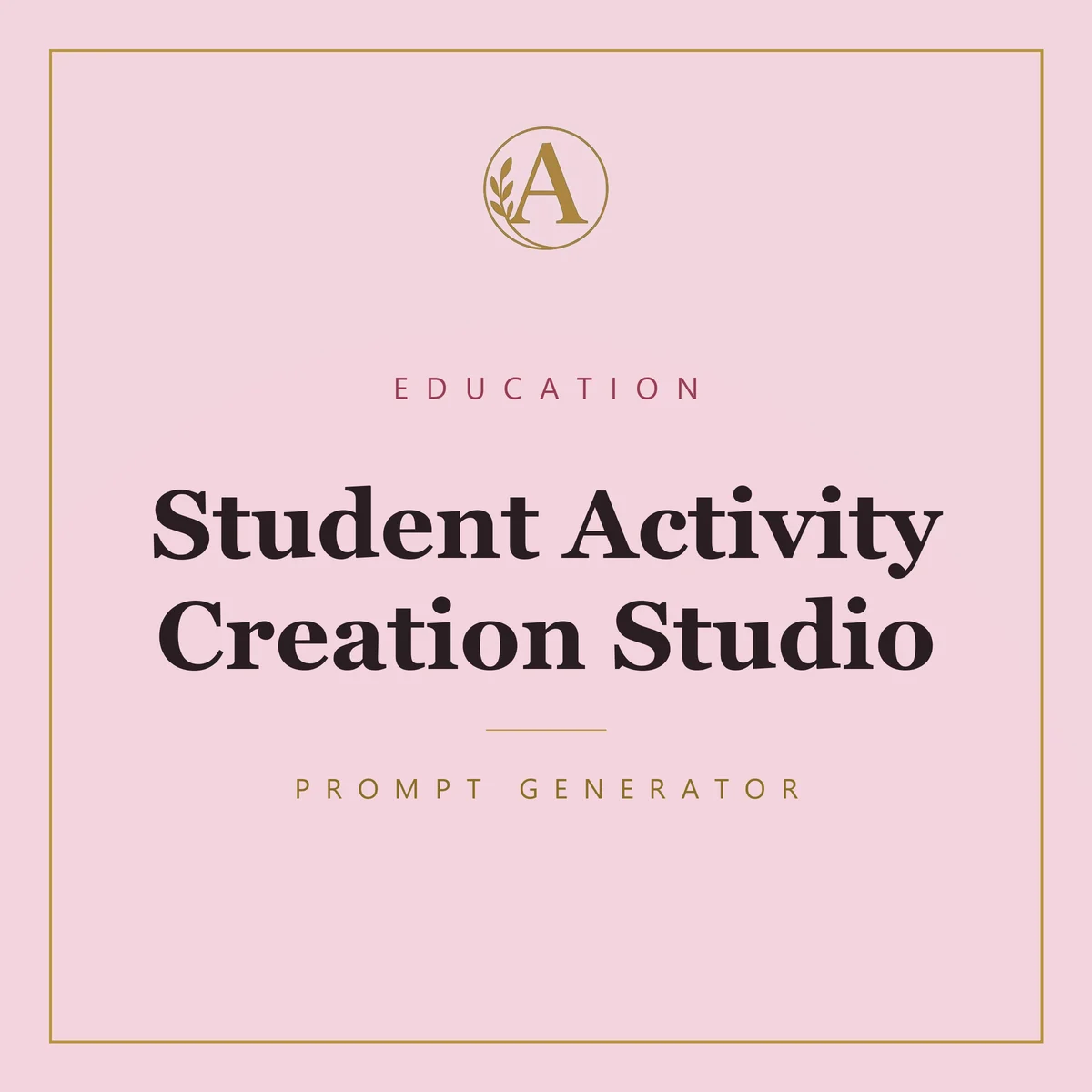 Student Activity Creation Studio