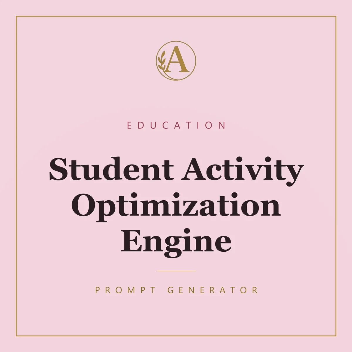 Student Activity Optimization Engine