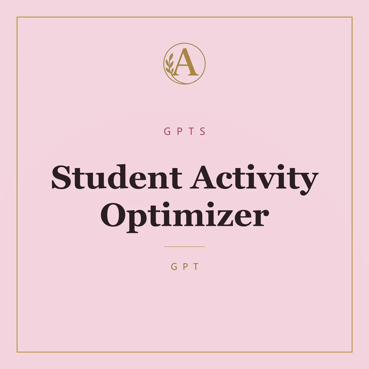 Student Activity Optimizer
