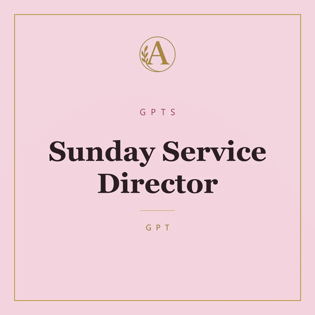 Sunday Service Director