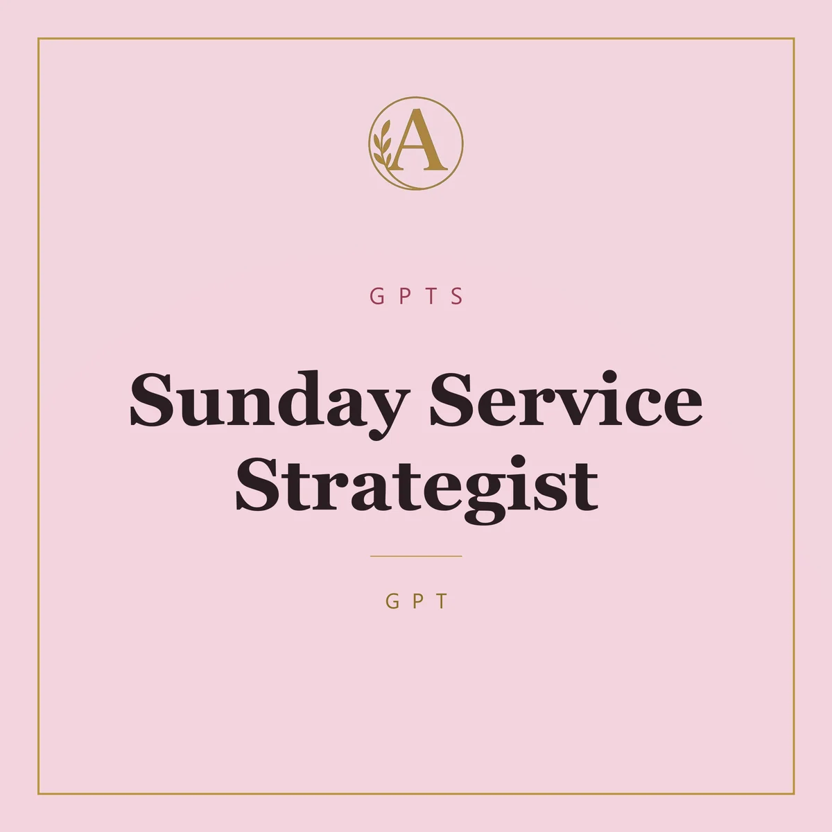 Sunday Service Strategist