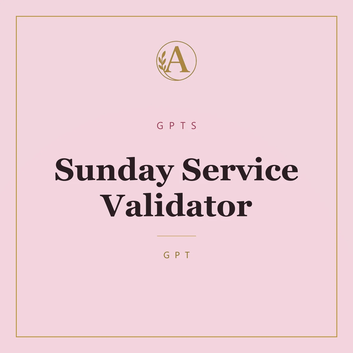 Sunday Service Validator