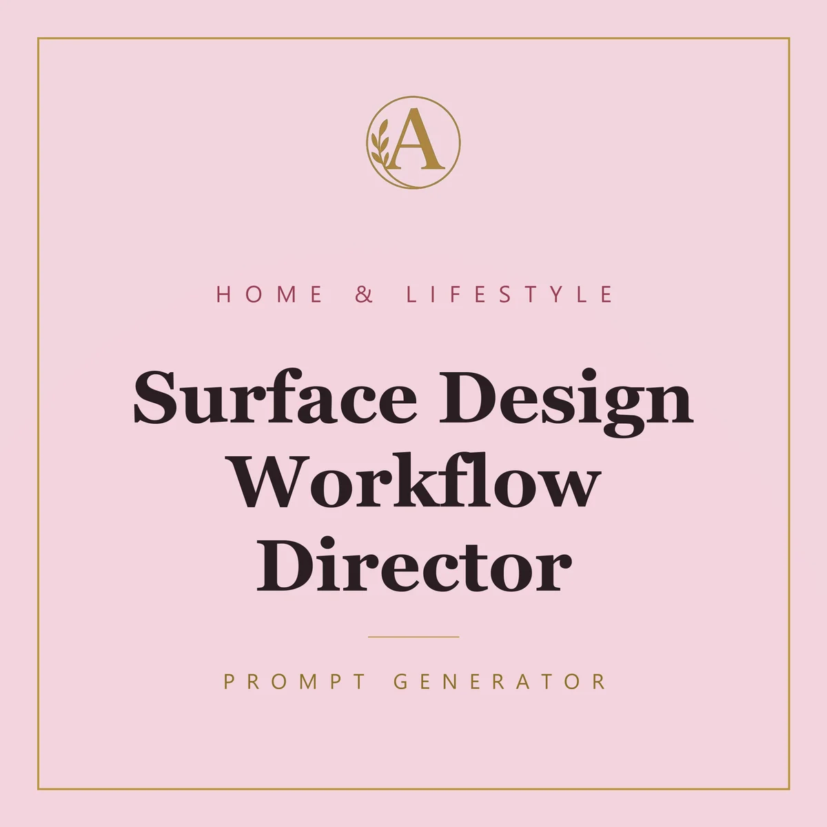Surface Design Workflow Director