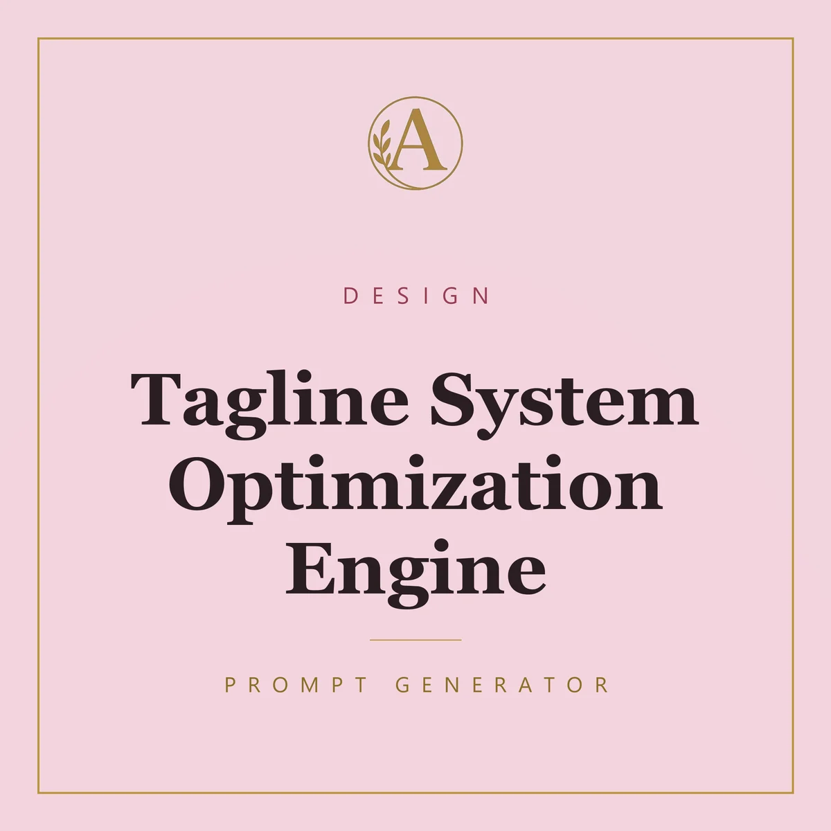 Tagline System Optimization Engine