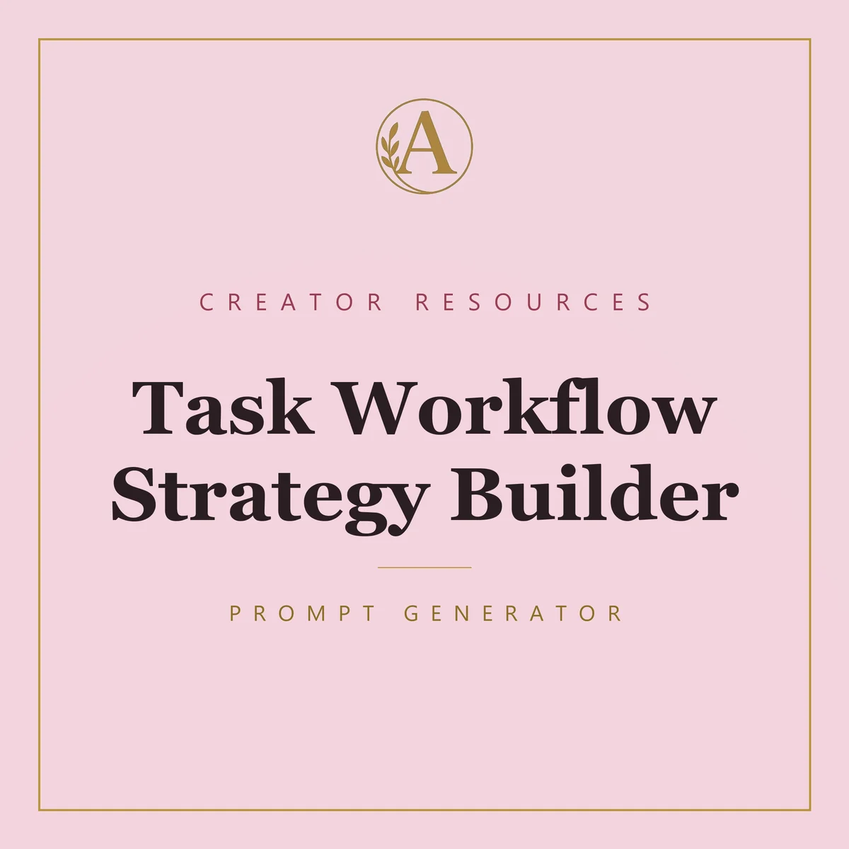 Task Workflow Strategy Builder