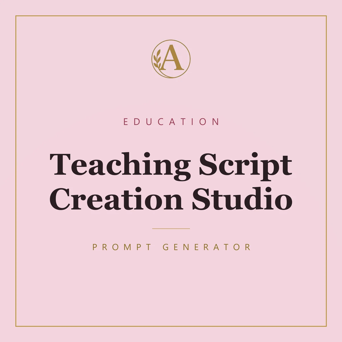 Teaching Script Creation Studio