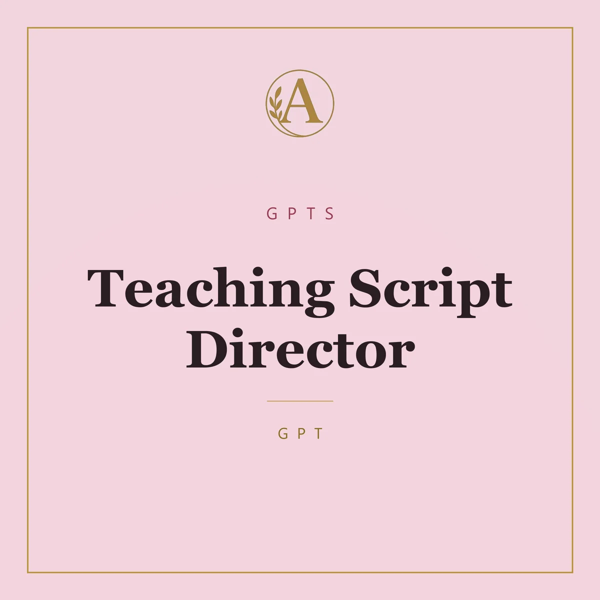Teaching Script Director