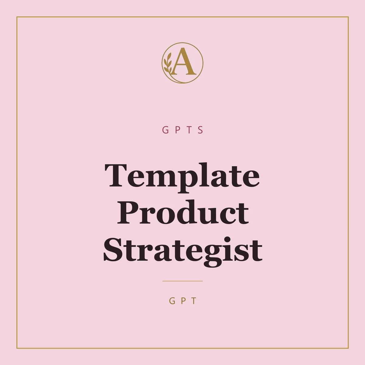 Template Product Strategist