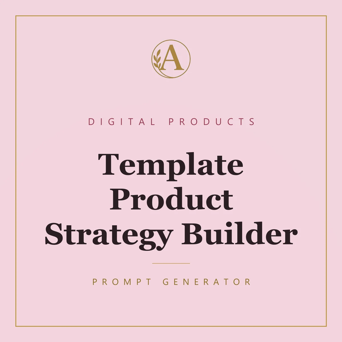 Template Product Strategy Builder