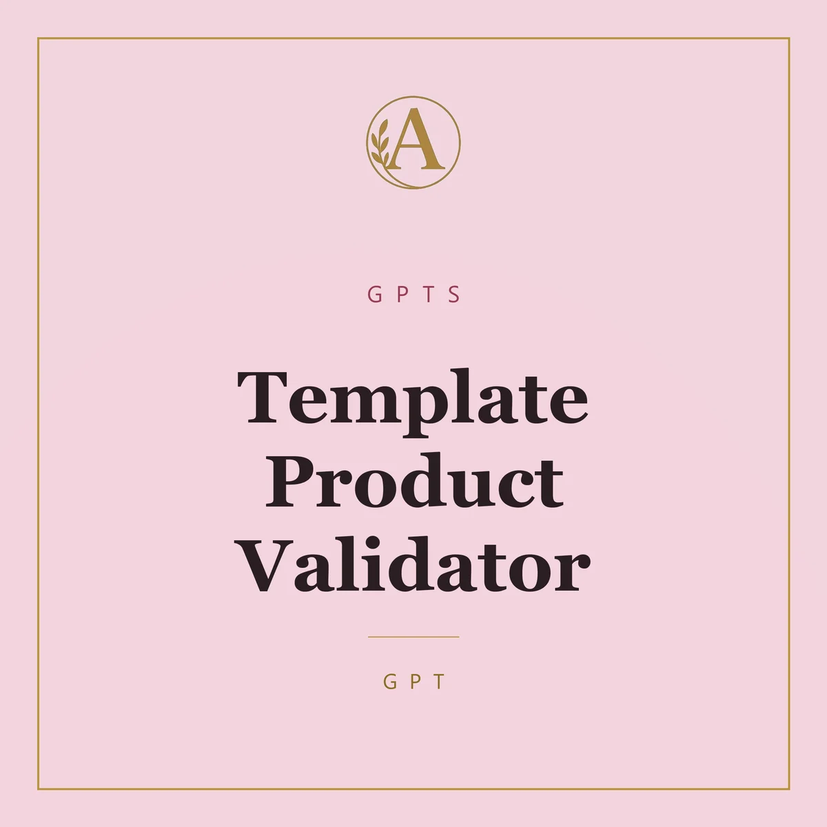 Template Product Validator