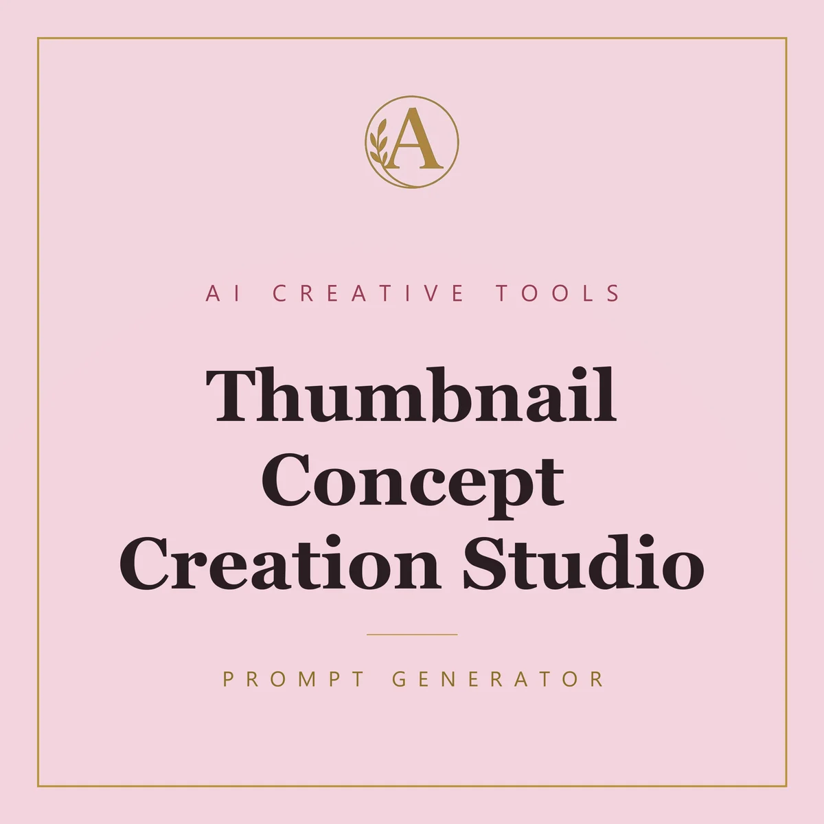 Thumbnail Concept Creation Studio