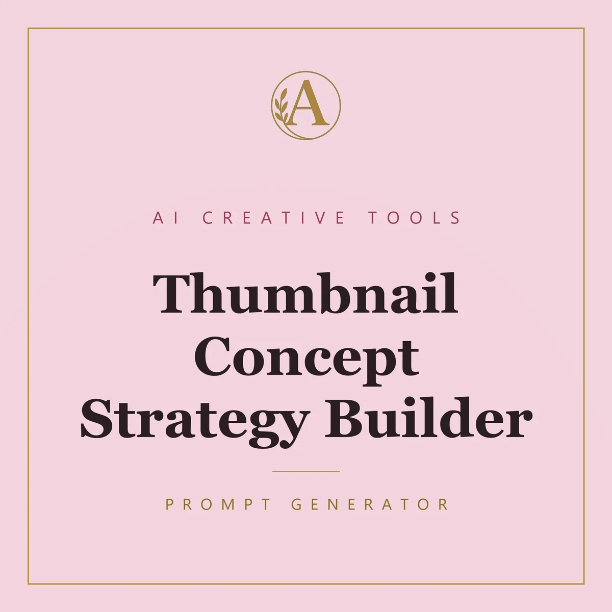 Thumbnail Concept Strategy Builder