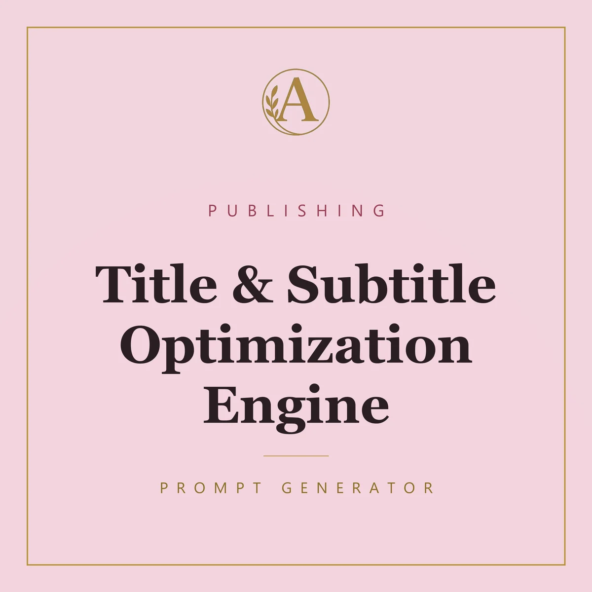 Title & Subtitle Optimization Engine