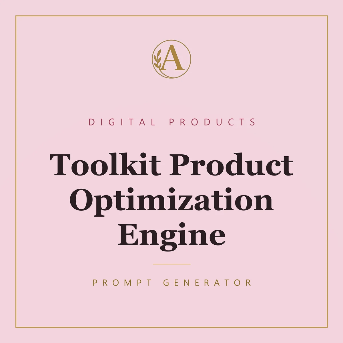 Toolkit Product Optimization Engine