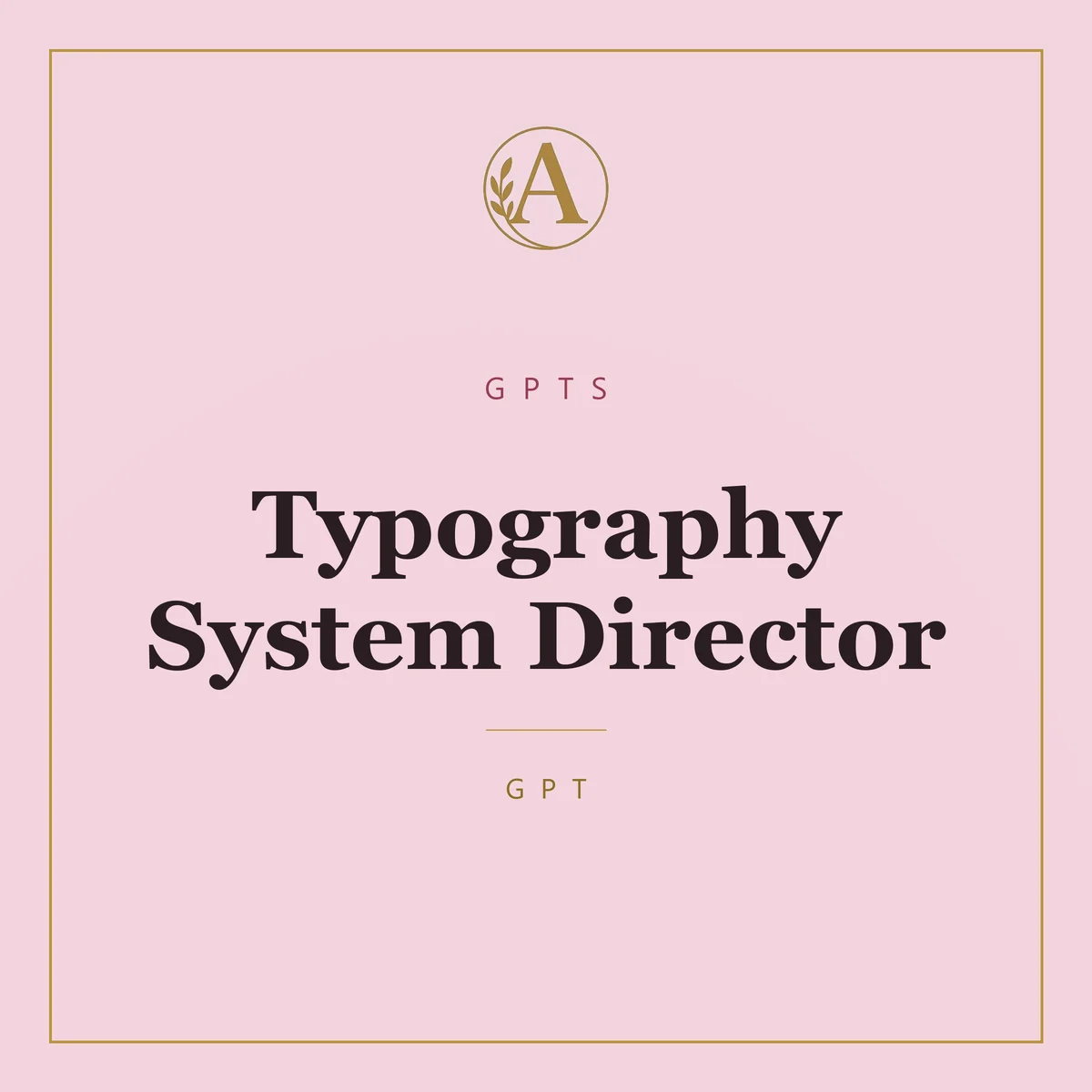 Typography System Director