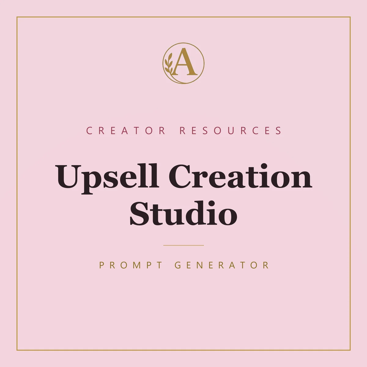 Upsell Creation Studio