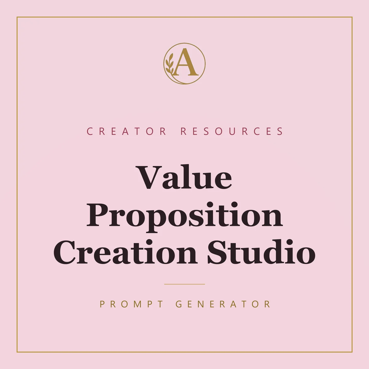 Value Proposition Creation Studio