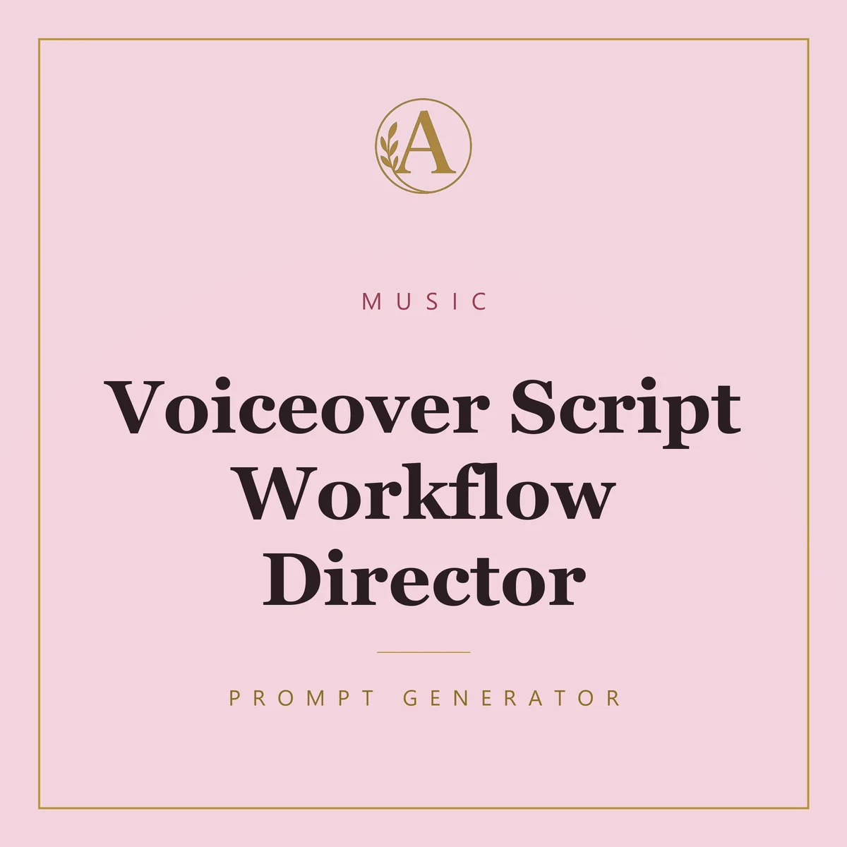 Voiceover Script Workflow Director