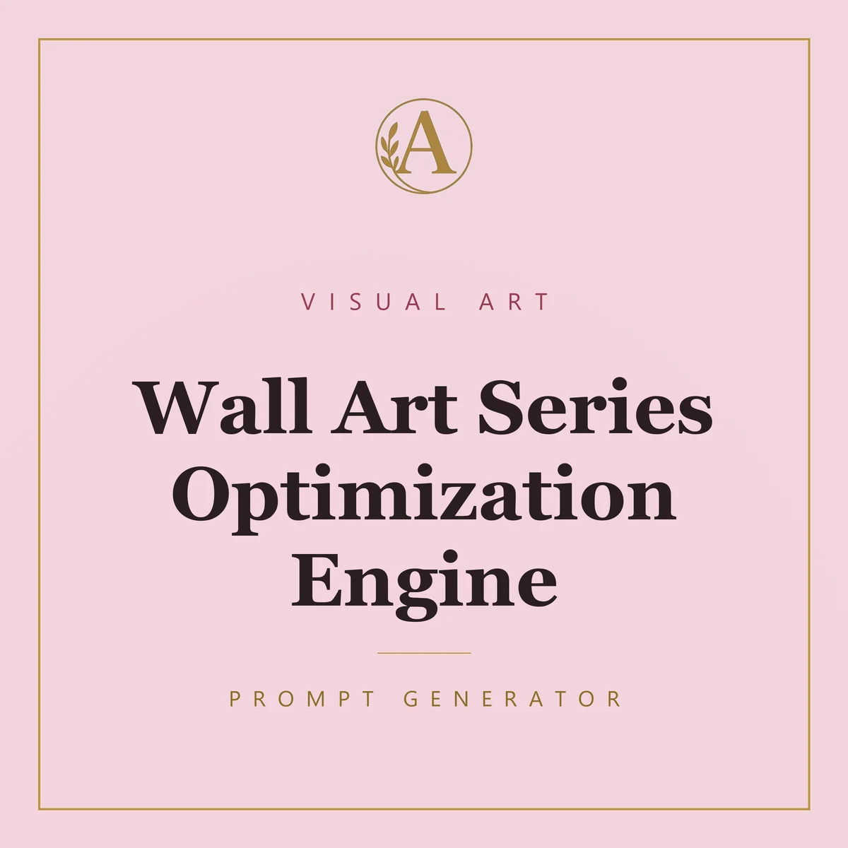 Wall Art Series Optimization Engine