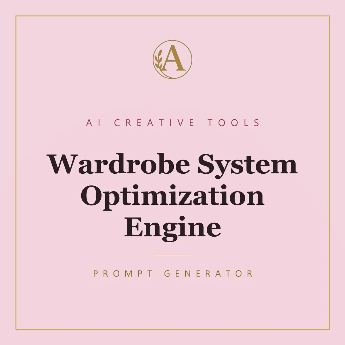 Wardrobe System Optimization Engine