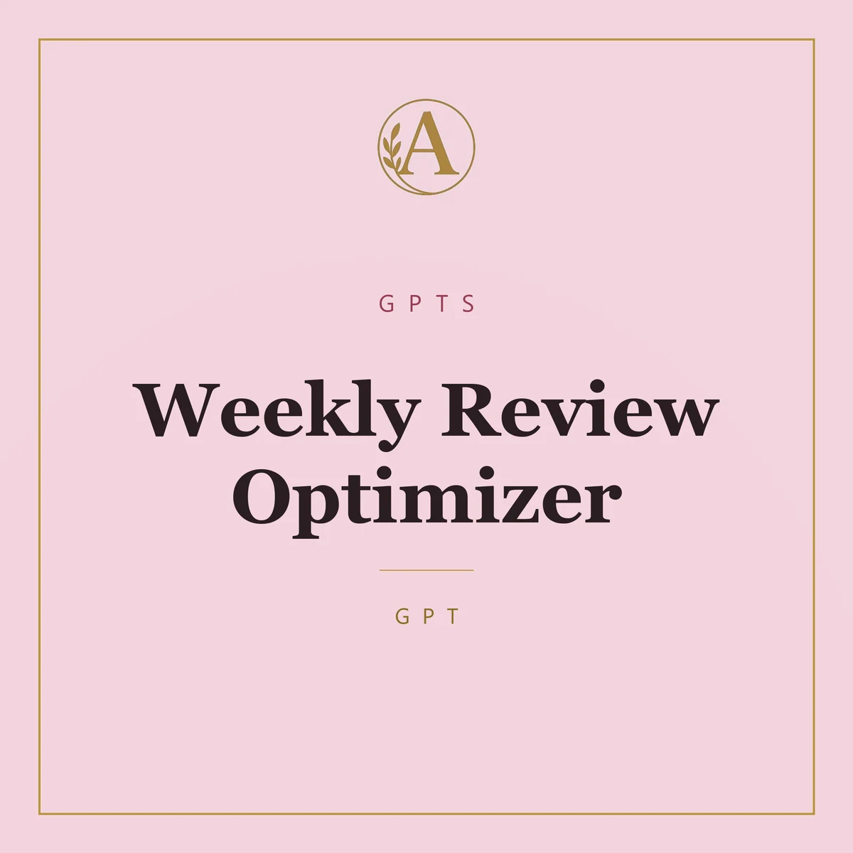 Weekly Review Optimizer