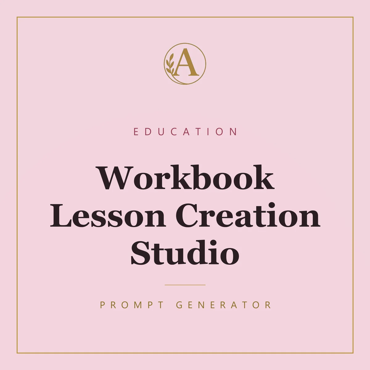 Workbook Lesson Creation Studio