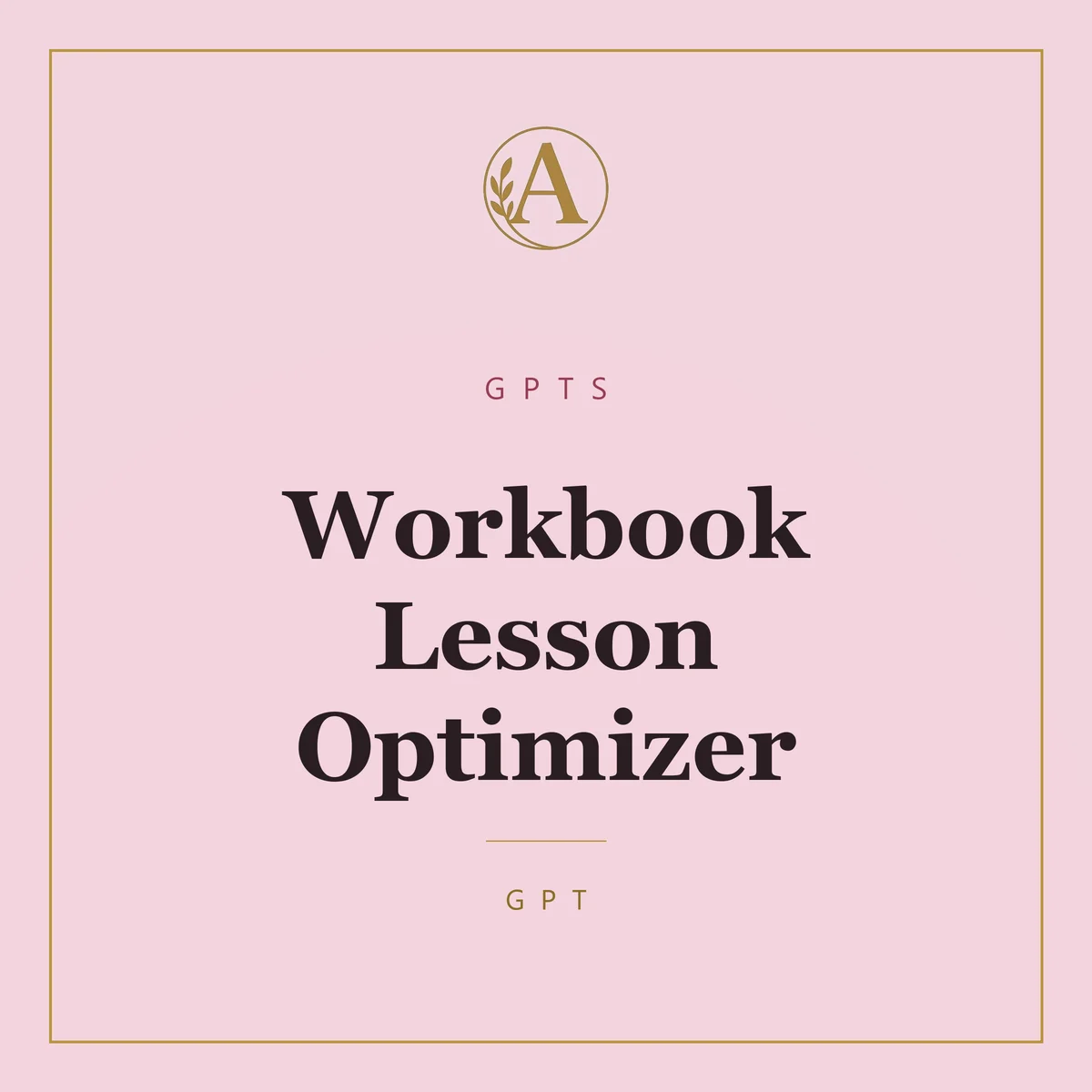 Workbook Lesson Optimizer