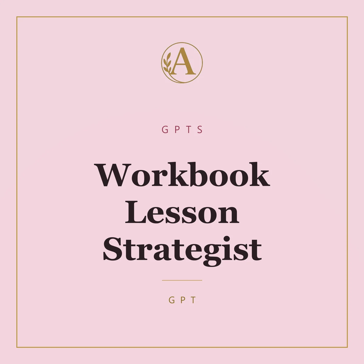Workbook Lesson Strategist